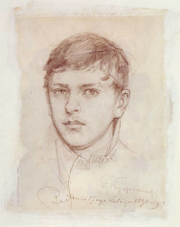 Autoportrait, Stanisław Wyspiański, 1890, National Museum in Cracow, tanisław Wyspiański and his many talents