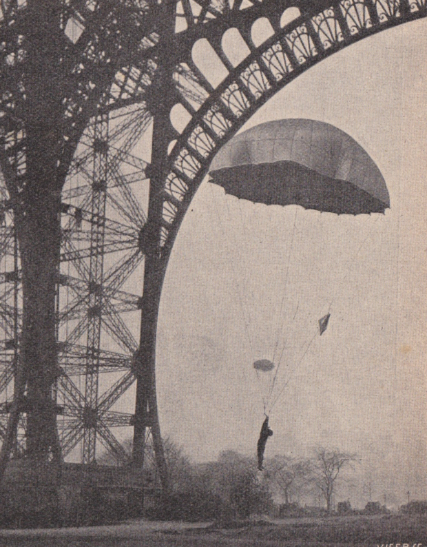 Marc Chagall Paris Through The Window The 1911 test of a parachute in Paris.