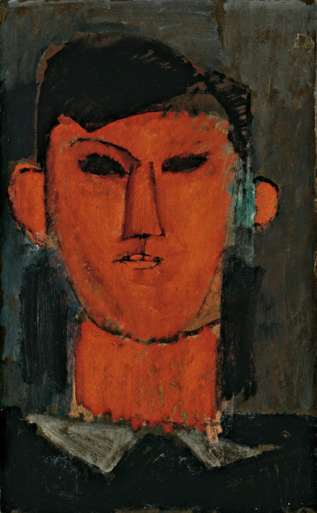 Portrait of Picasso, Amadeo Modigliani, 1915, Private collection