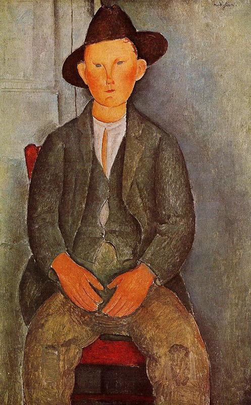 The Little Peasant, Amadeo Modigliani, 1918, Tate Modern, London, The History of Amadeo Modigliani's Portraits