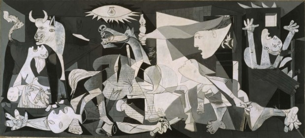 Pablo Picasso, Guernica, 1937, Museo Reina Sofia Monet and pigeons