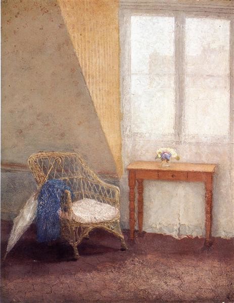 Gwen John, A Corner of the Artist's Room, Paris, c.1909, National Museum Wales, gwen john converted artist