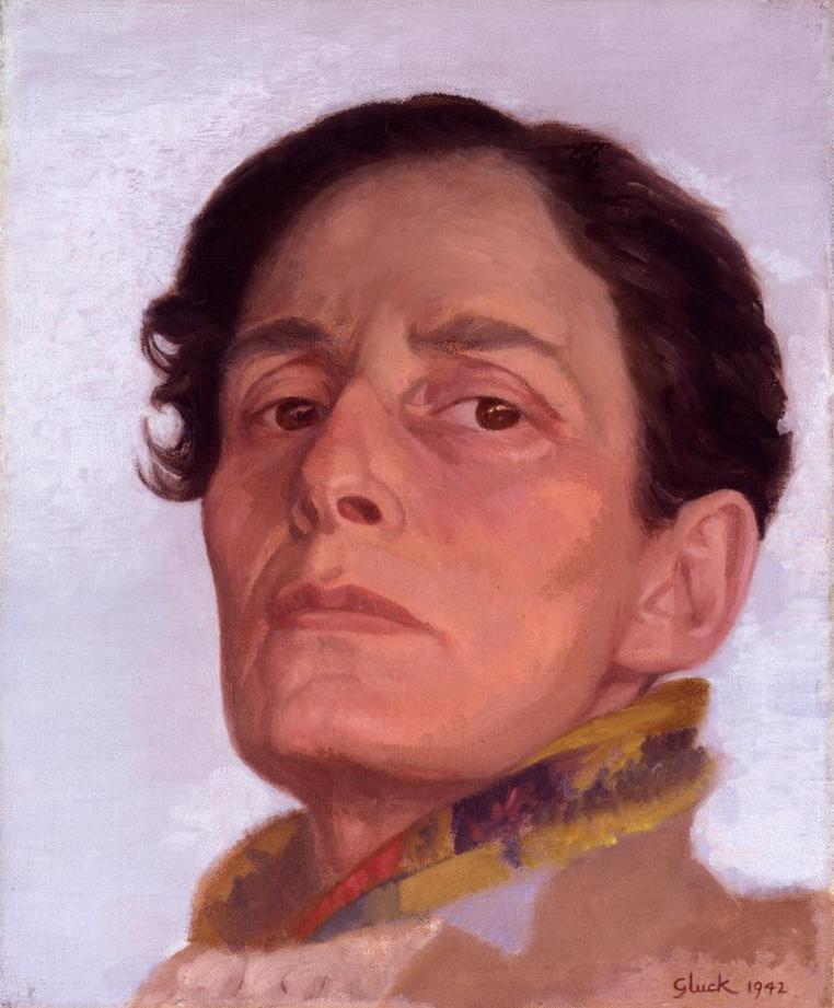 Hannah Gluckstein: Artist Gluck, Self Portrait, 1942, National Portrait Gallery, London, UK.