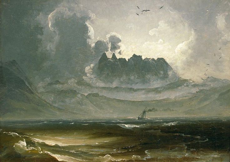 Peder Balke, Trolltindene, 1845, The National Gallery, London, UK.