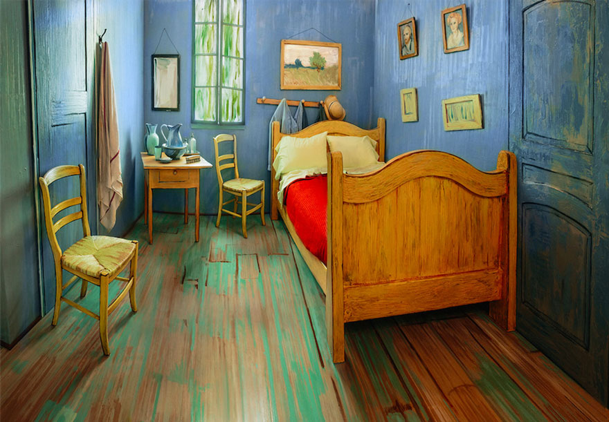 Vincent van Gogh's Bedroom Van Gogh's Bedroom replica at Art Institute of Chicago
