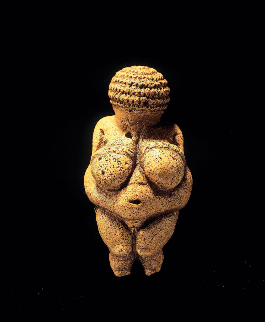 Venus of Willendorf, c. 28,000 BCE – 25,000 BCE, Naturhistorisches Museum, Vienna 