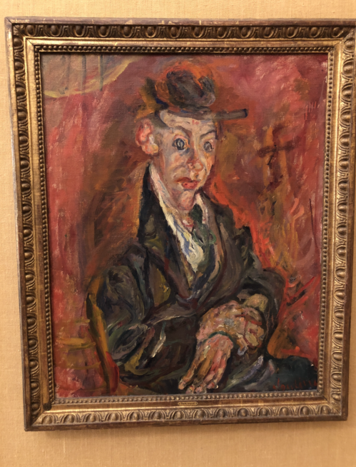 Chaim Soutine, Woman with Round Eyes, 1919. Oil on canvas. Philadelphia, The Barnes Foundation. Photo by Howard Schwartz, Visit in the Barnes Foundation