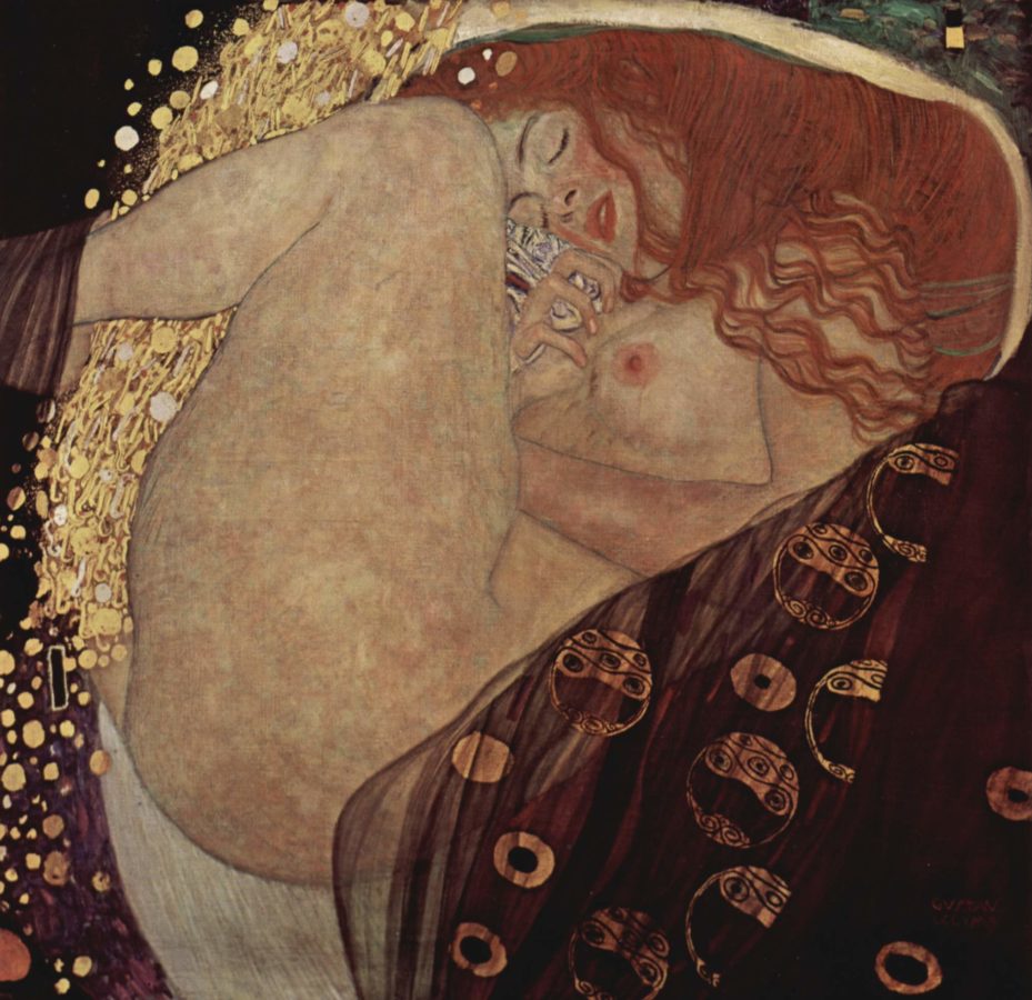 Why is Klimt Famous: Gustav Klimt, Danaë, 1908-1914, Galerie Würthle, Vienna