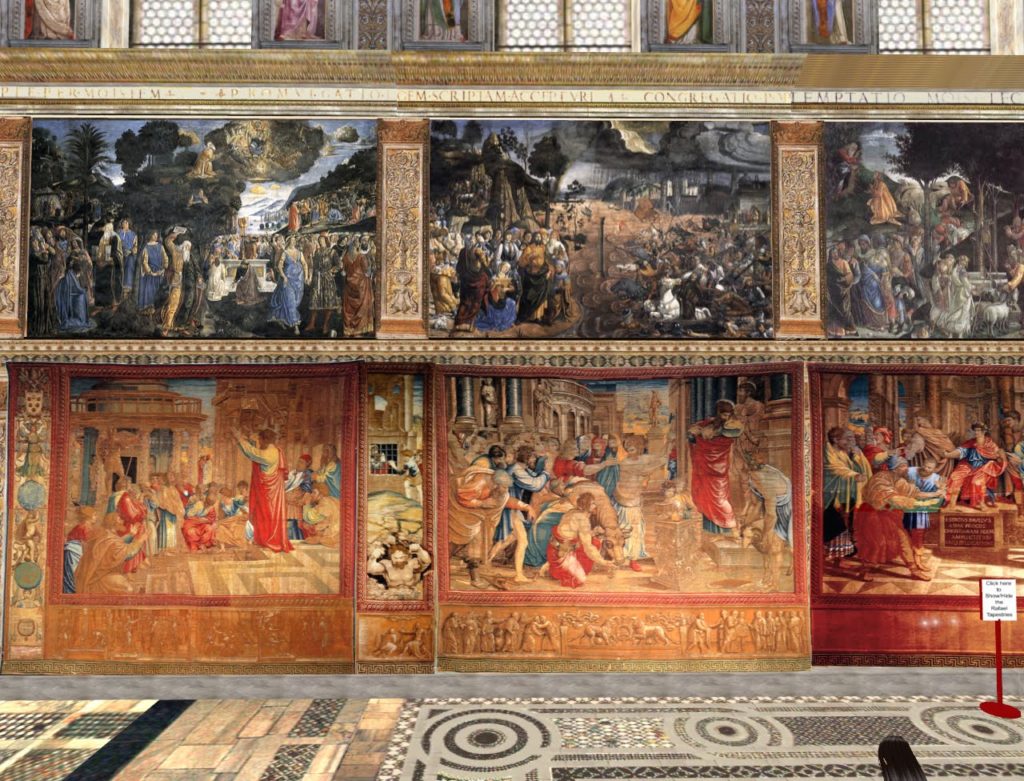 The tapestries displayed in the Sistine Chapel, Facts about Sistine Chapel
