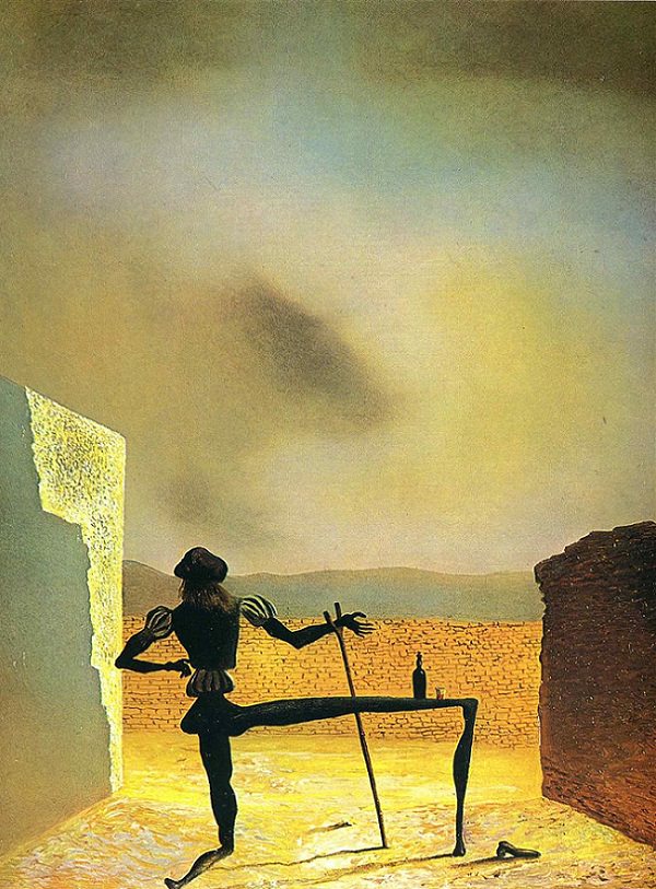 Salvador Dali, The Burning Giraffe Salvador Dali, The Ghost of Vermeer of Delft Which Can Be Used As a Table, 1934, private collection
