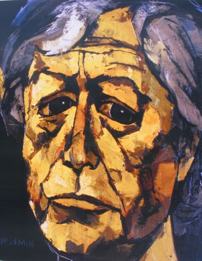 Autoretrato (Self-Portrait), Oswaldo Guayasamín, 1996, oswaldo guayasamín art