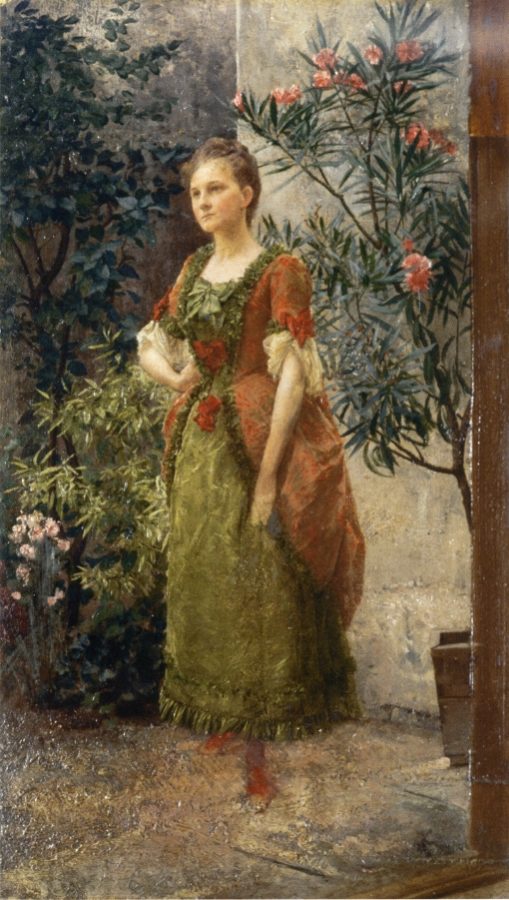 Klimt, Portrait of Emilie Flöge,1893, Albertina, Vienna, klimt's unknown portraits