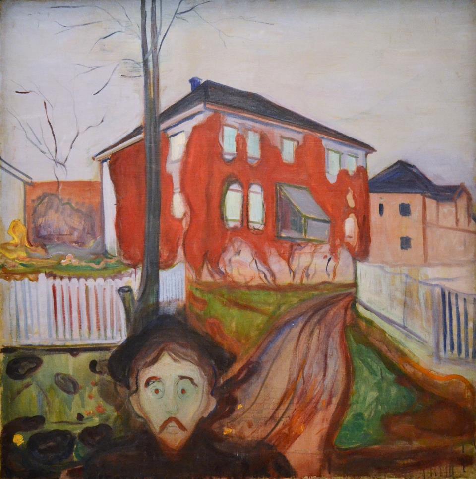 Edvard Munch, Red Virginia Creeper, 1898-1900, Munch Museum, Oslo Munch Frieze of Life Edvard Munch