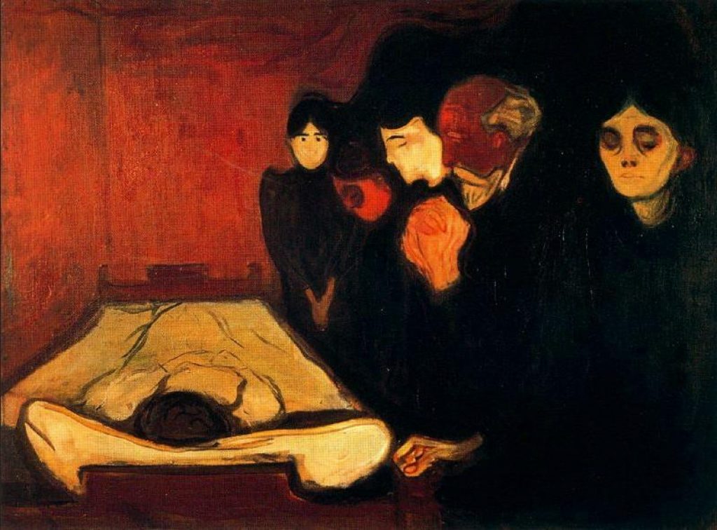 Edvard Munch, The Deathbed Fever, 1895, Rasmus Mayer Samlinger, Bergen Kunstmuseum Munch and the Frieze of Life Edvard Munch