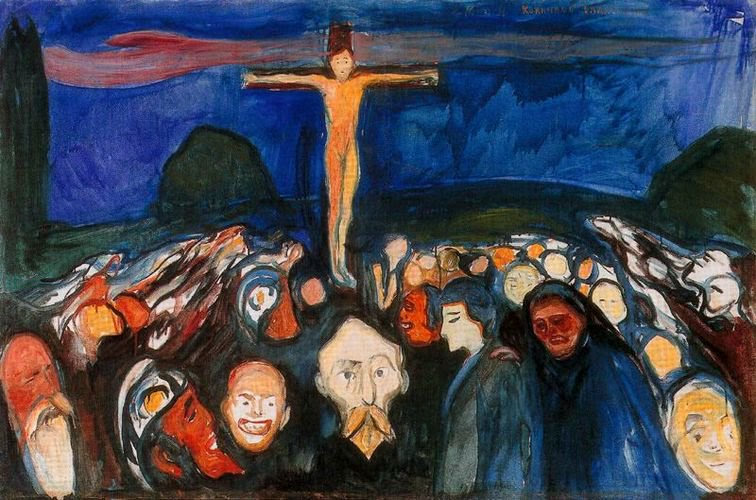 Edvard Munch, Golgotha, 1900, Munch Museum, Oslo Munch and the Frieze of Life Edvard Munch