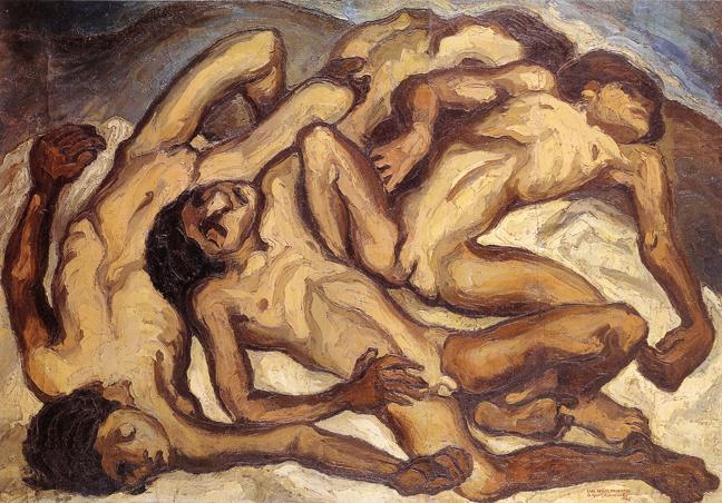 Oswaldo Guayasamín, Los niños muertos (The Dead Children), 1941, Fundación Guayasamín