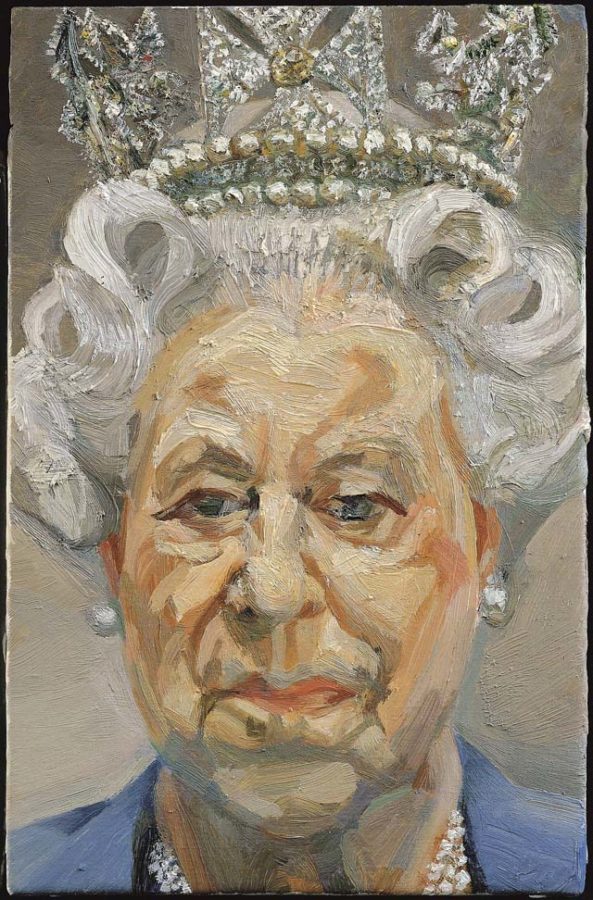 Lucien Freud, Elisabeth II, 2000, National Portrait Gallery British royal portraits
