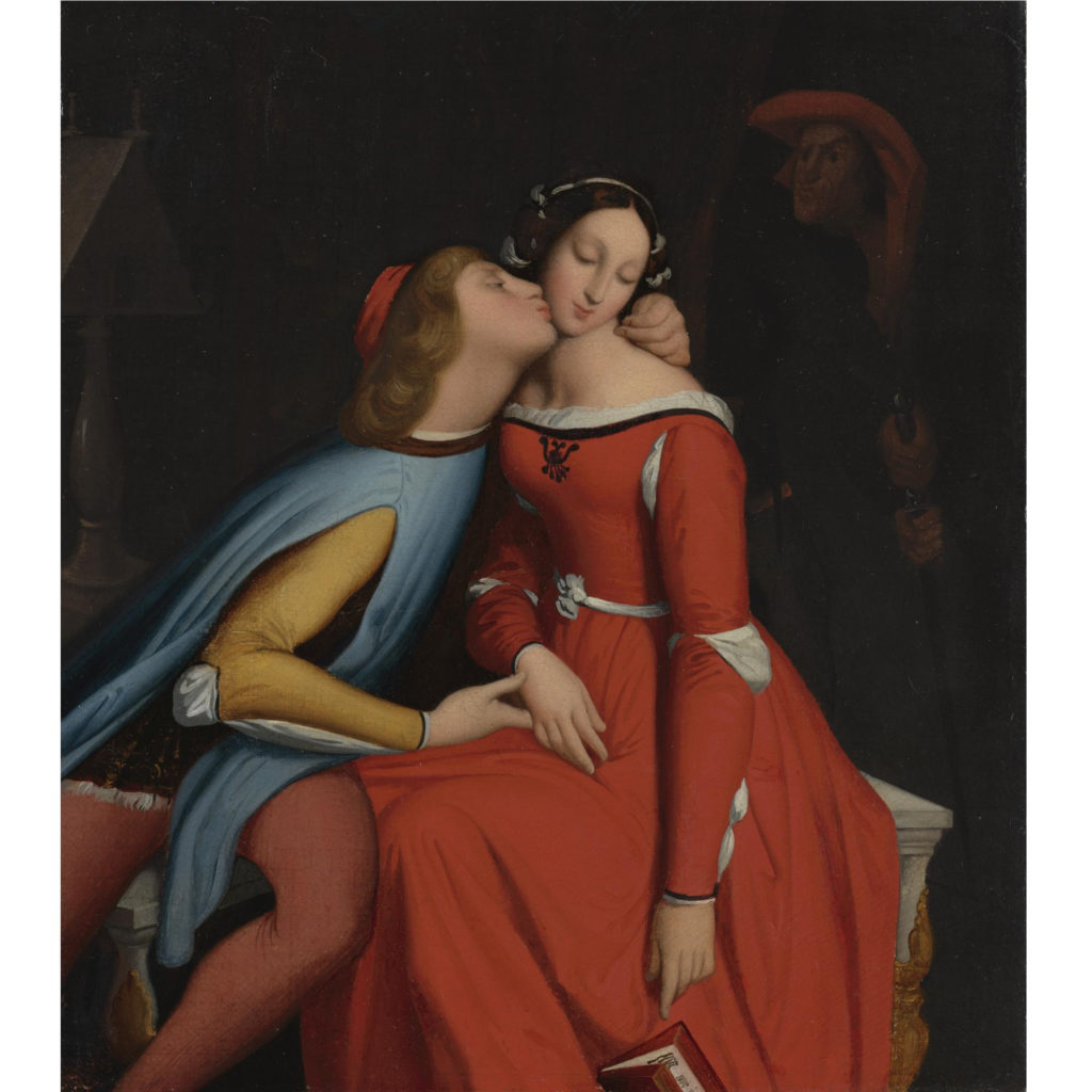 Paolo and Francesca, Jean Auguste Dominique Ingres, 1856-60, Hyde Collection