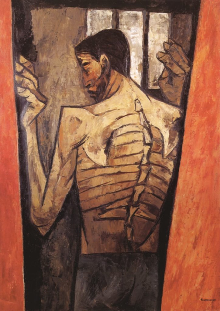 Oswaldo Guayasamín, Prisionero (Prisoner), 1949, oswaldo guayasamín art