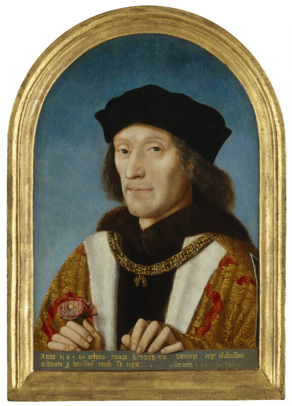 Henry VII, 1505, portrait British royal portrait