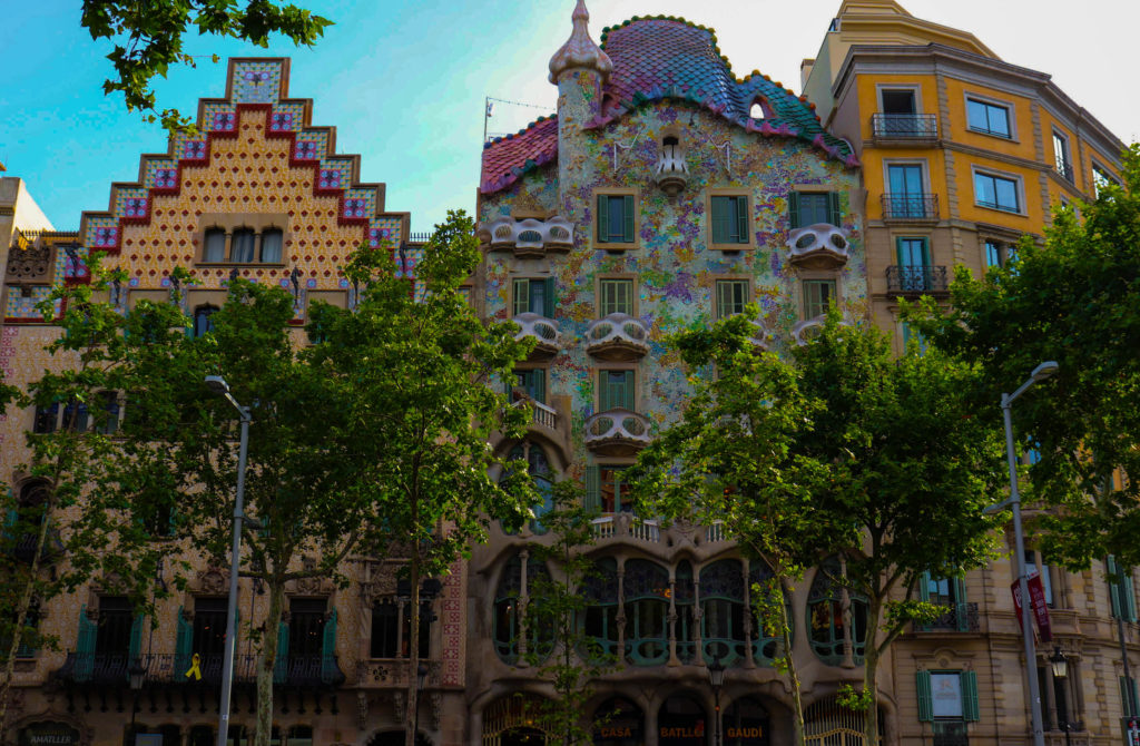 Gaudí world heritage: Antoni Gaudí, Casa Batlló, 1904-1916 