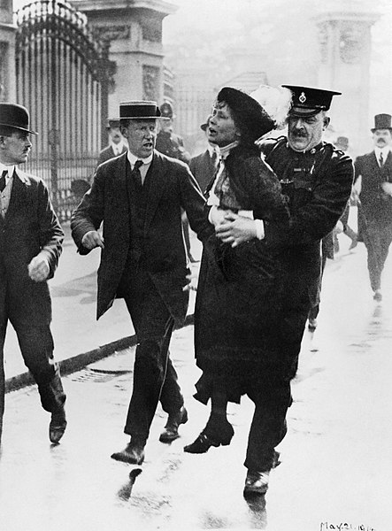 Suffragette Penny: Emmeline Pankhurst arrested outside Buckingham Palace
