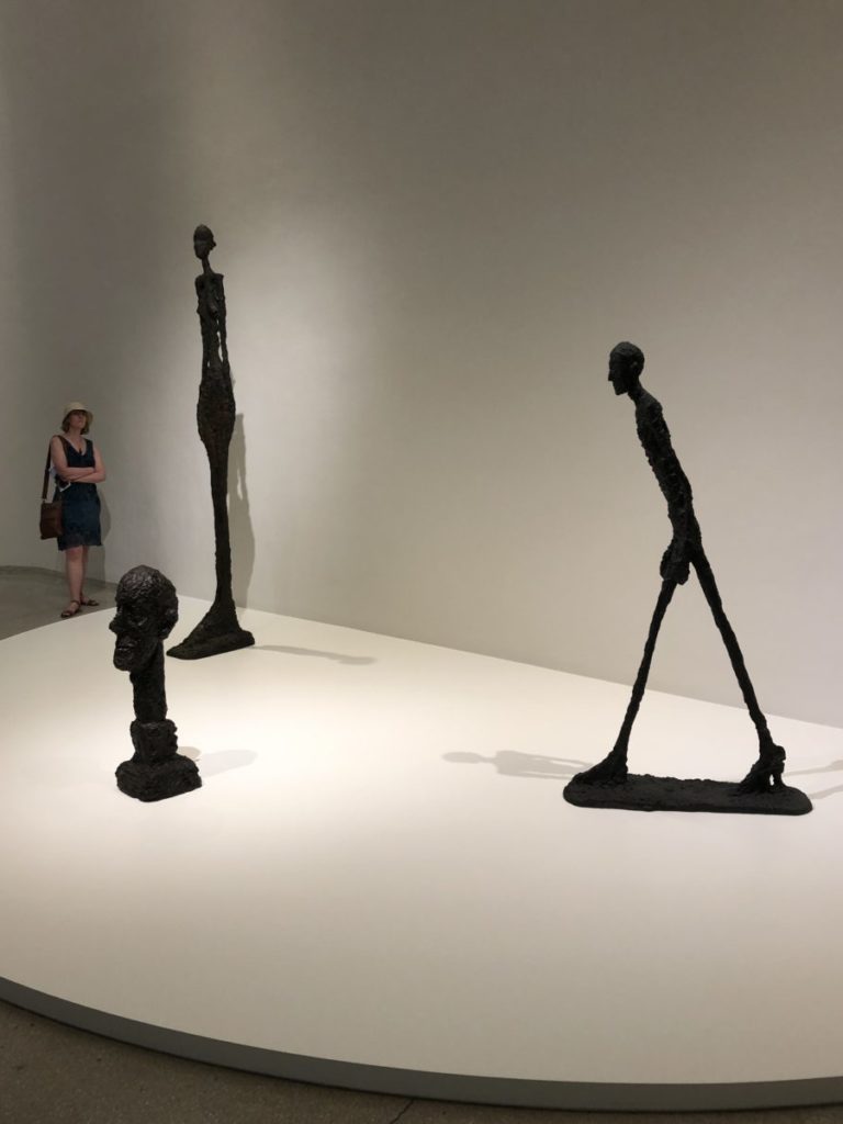 Giacometti exhibit in the Guggenheim