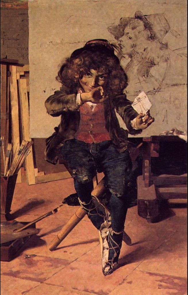 Henrique Pousão, Esperando o Sucesso, 1882, 131,5 x 83,5 cm, Museu Nacional de Soares dos Reis de Porto