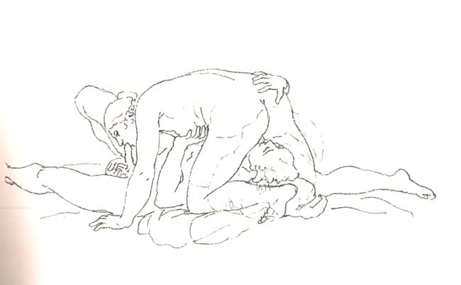 Hayez erotic drawings: Francesco Hayez, Fellatio, or oral sex performed on a man