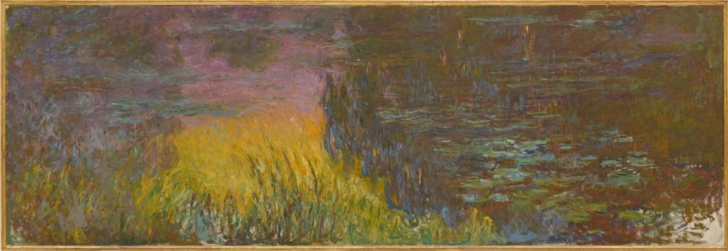 claude monet blind Claude Monet, The Water Lilies - Setting Sun1915 - 1926, @Musée de l'Orangerie, Paris, France