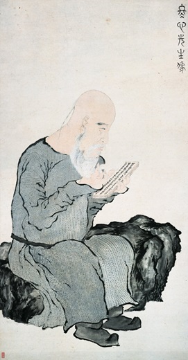 Luo Ping, Portrait of Mr. Dongxin, 1762-1763, Zhejiang Provincial Museum, Hangzhou, China.