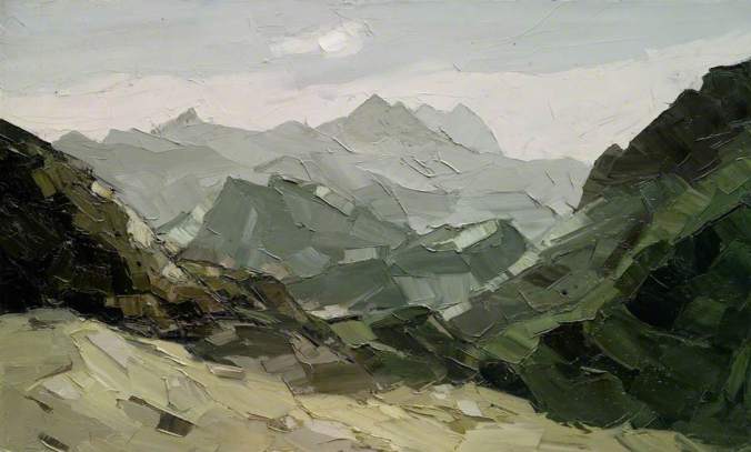 Kyffin Williams, Snowdon Range, c. 1990-2006, National Library of Wales, Aberystwyth, Wales, UK.