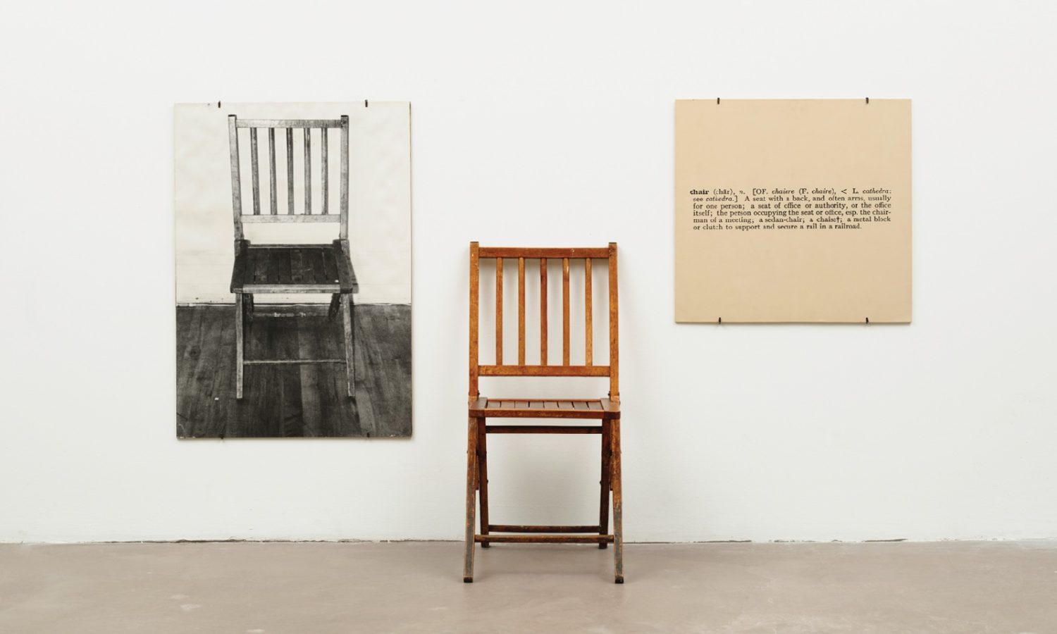 Chairs Neon Lights And Philosophy The Conceptual Art Of Joseph Kosuth