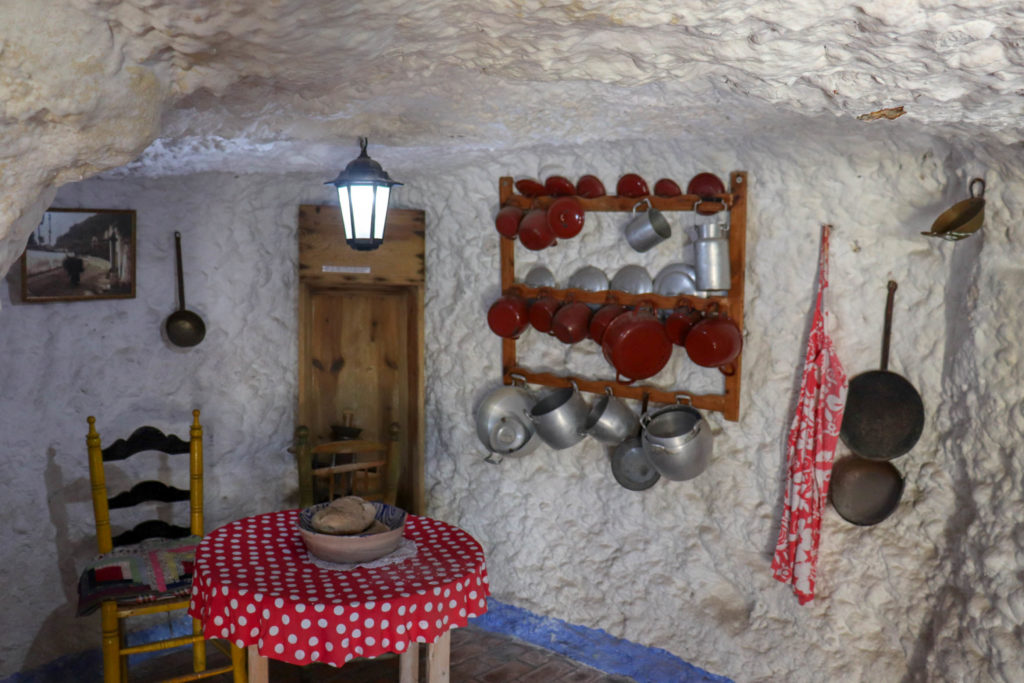 Moorish Granada: Kitchen of a Cave Dwelling, 2018, Sacromonte, Granada, Spain. Photograph by Filip Grass