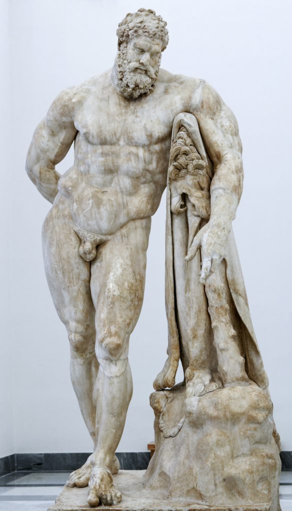 Glykon, Hercules Frames, reproduced from the original by Lysippos, c. 216 AD (4th century BC for original), Museo Archeologico Nazionale, Naples Laocoon: The Work of a Lifetime