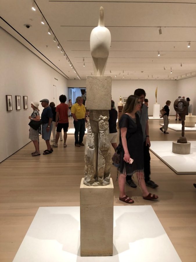 Sculptures of Constantin Brancusi, Museum of Modern Art, second floor. Photo by Howard Schwartz.