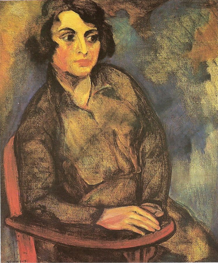 Anita Malfatti, The Russian Student, 1915, Museu de Arte Moderna de São Paulo, Brazil.