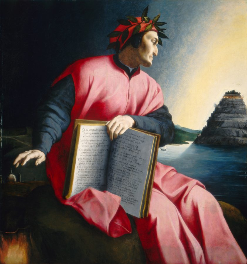 Stampa D'arte Incorniciata Artery8 – William Adolphe Bouguereau Dante E Virgilio All'Inferno, Dimensioni A3 (29,7x42 Cm), Cornice Nera, Marrone, Grigia, Bianca O Quercia, Pronta Da Appendere