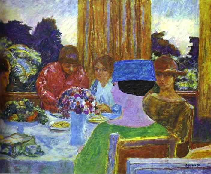 Pierre Bonnard, The Tea, 1916, private collection, tea in paintings