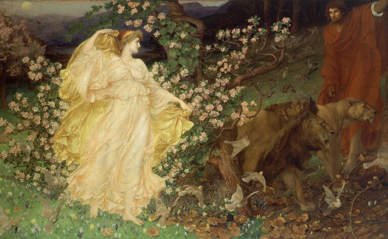 aestheticism: William Blake Richmond, Venus and Anchises, 1890, Walker Art Gallery, Liverpool, UK.
