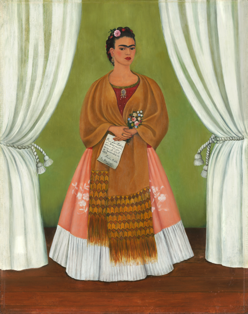 Frida Kahlo politics: frida kahlo self portrait leon trotsky