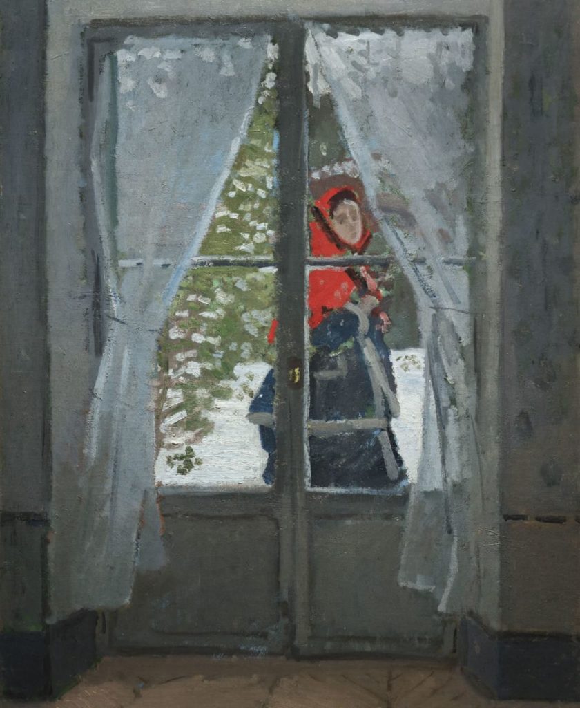 claude monet albertina Claude Monet, The Red Kerchief, Portrait of Mrs. Monet, 1873, The Cleveland Museum of Art