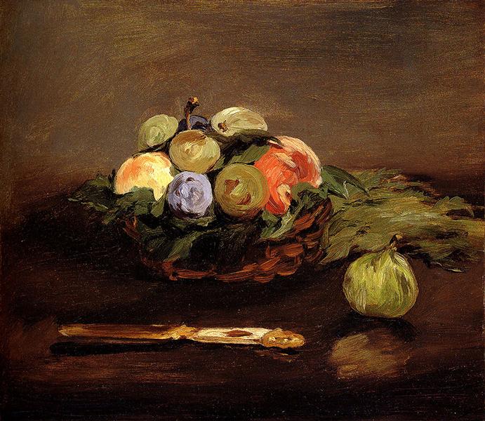 Edouard Manet, Basket of Fruit, c.1864, Museum of Fine Arts (MFA), Boston, MA, autumnal still lifes