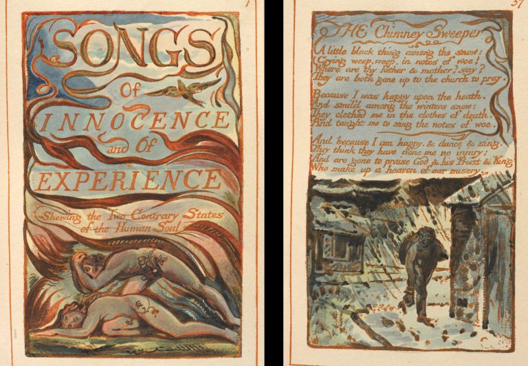 blake songs of innocence and of experience: William Blake, Songs of Innocence and of Experience, 1794, The British Library, London, UK. Library’s website.
