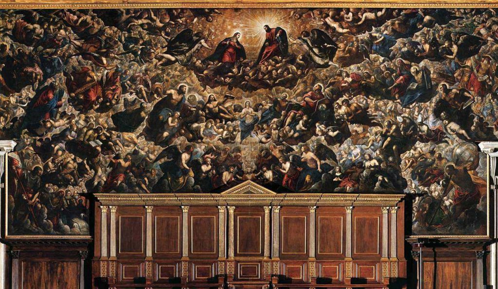 Jacopo Tintoretto 500 years Jacopo Tintoretto, Paradise, Palazzo Ducale (sala Del Maggior Consiglio)