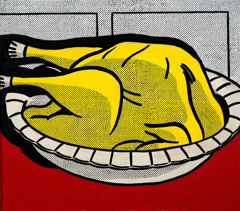 Thanksgiving turkey: Roy Lichtenstein, Turkey, 1961. Art Image.
