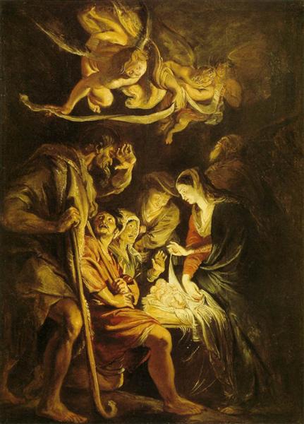 Peter Paul Rubens, Adoration of the Shepherds, 1608, Hermitage Museum, Saint Petersburg, Russia ,most beautiful adorations of the Shepherds