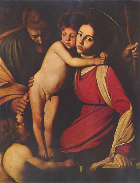 Caravaggio, Holy Family with St. John the Baptist, c.1603, Metropolitan Museum of Art (Met), New York City, NY, US, new years resolutions for 2019