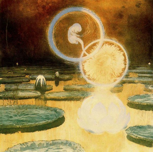 Frantisek Kupka, The beginning of life, 1901, Georges Pompidou Center, Paris, theosophy and art