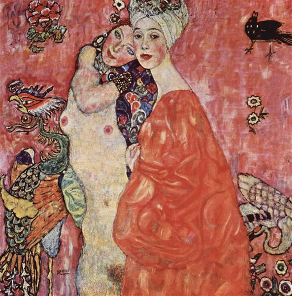 Gustav Klimt, The Women Friends, 1917, destroyed, new years resolutions for 2019